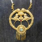 Sautoir médaillon attrape rêve Arkeology