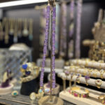 Collier de perles d'améthyste